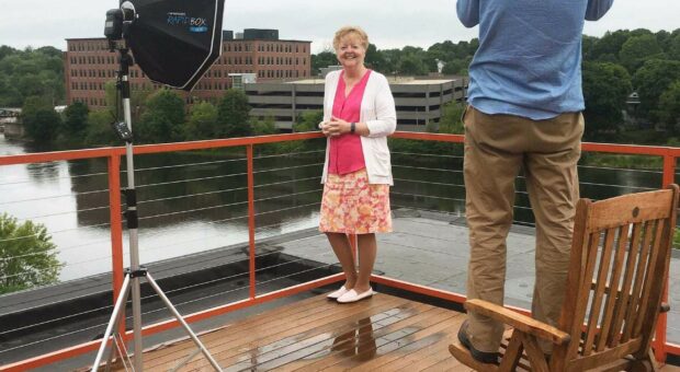 Westbrook Mayor Colleen Hilton Visits Ethos|VONT for Mainebiz Photoshoot